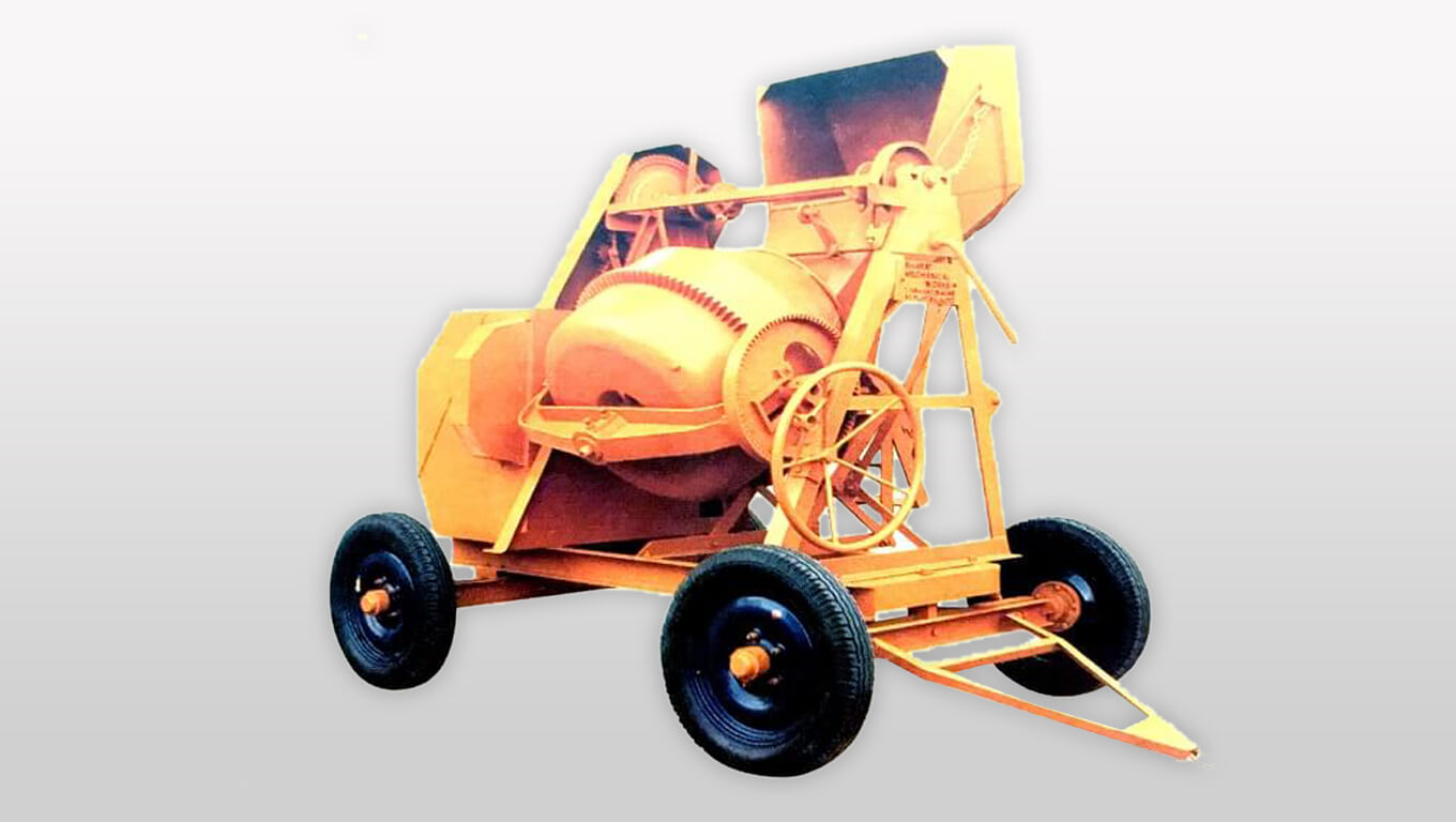 Concrete Mixer with Hopper